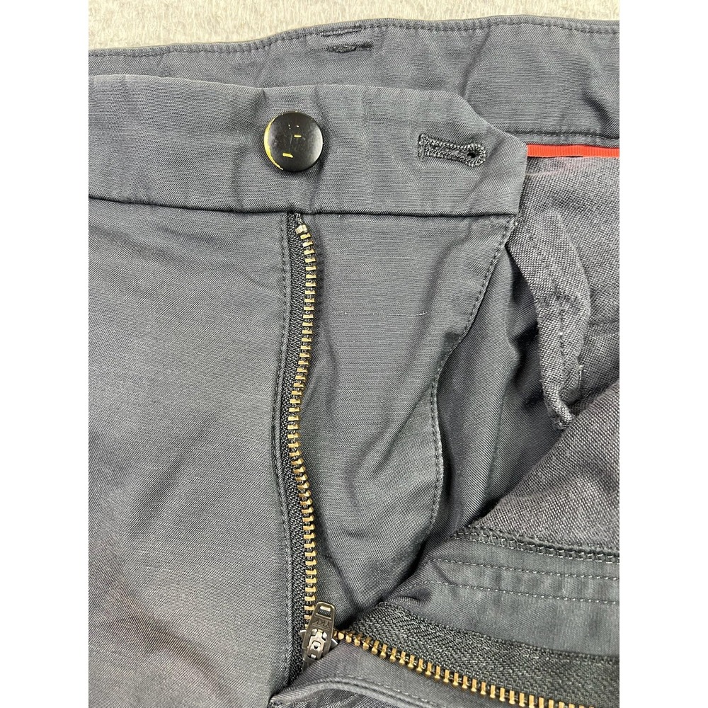 Lululemon Chino Pants Mens 31x31 Gray Stretch Business Casual Zip Solid Slim - Picture 6 of 12